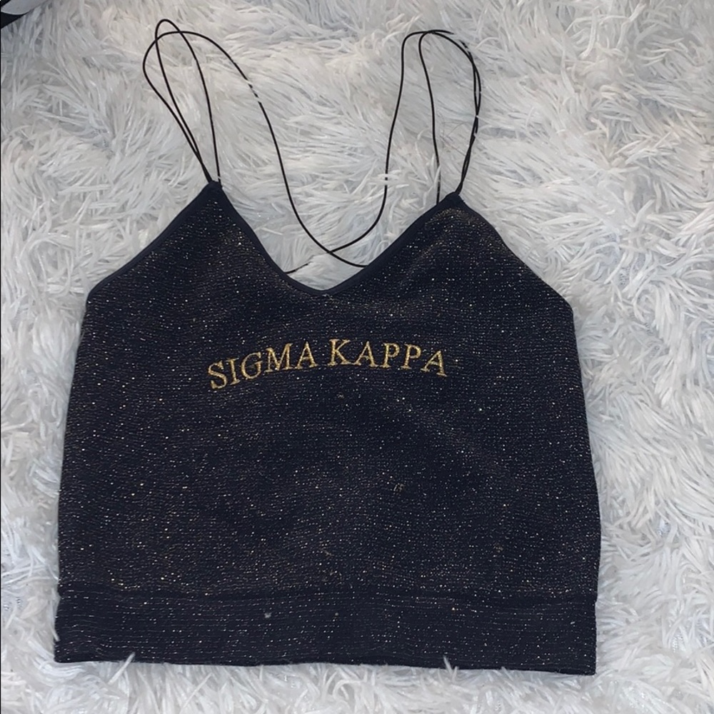 Sigma Kappa Cross Back Tank Brallete